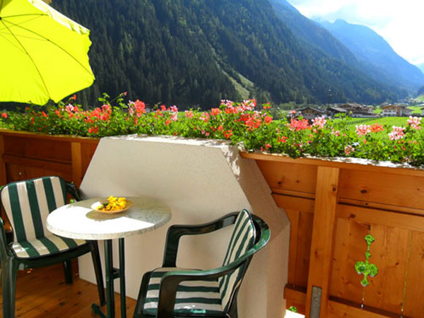 Balkon der Ferienwohnung "Dach der Alpen"