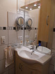 2. Bad/WC in der Ferienwohnung Dach der Alpen